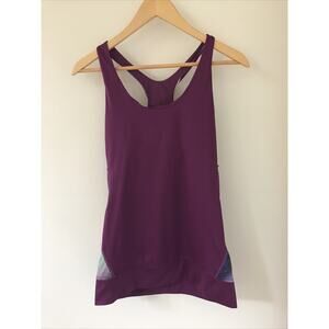Roxy Athletix Womens Purple Active Wear Running Workout Tank Top S/M 28"